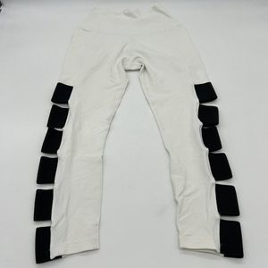 Beyond Yoga Lux Wide-board Stacked Cutout Cropped Leggings Women’s small white